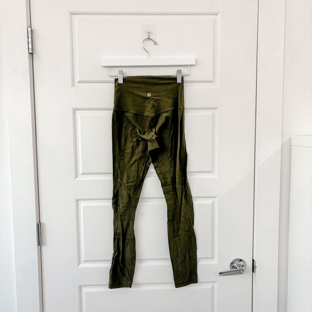 Lululemon Align Pant II Leggings Dark Olive - Picture 6 of 11